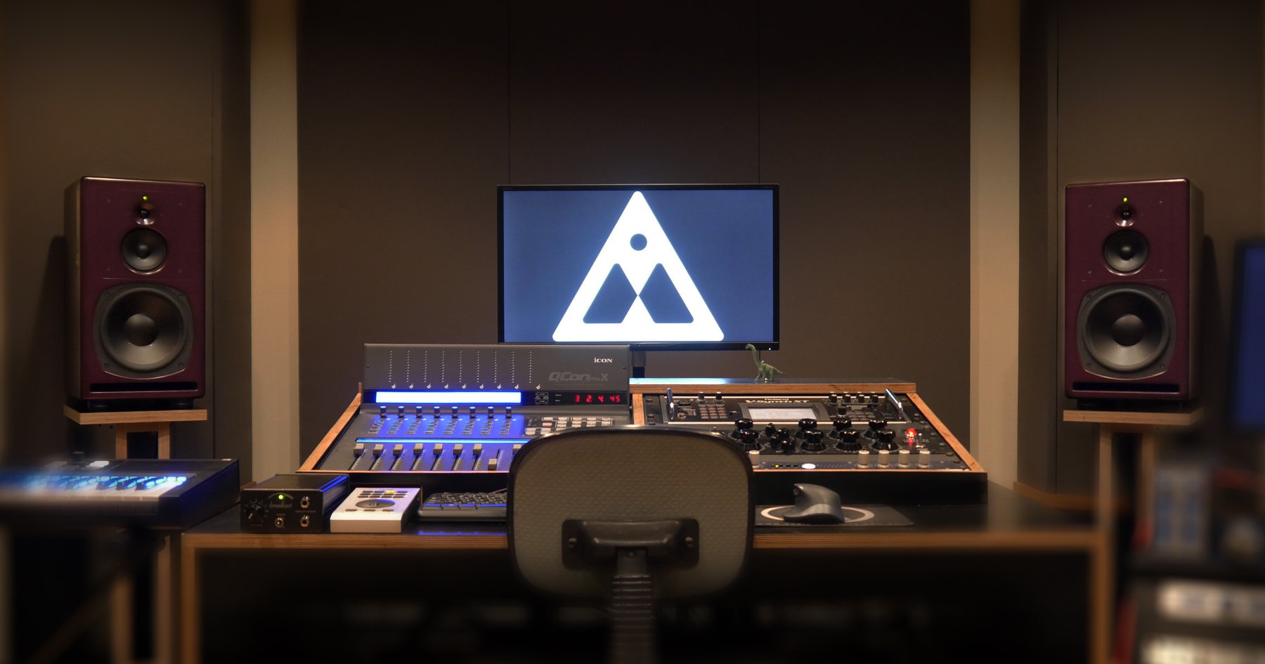 Increase Audio Mastering Studio uses PSI Audio A25-M 3-way active studio monitors