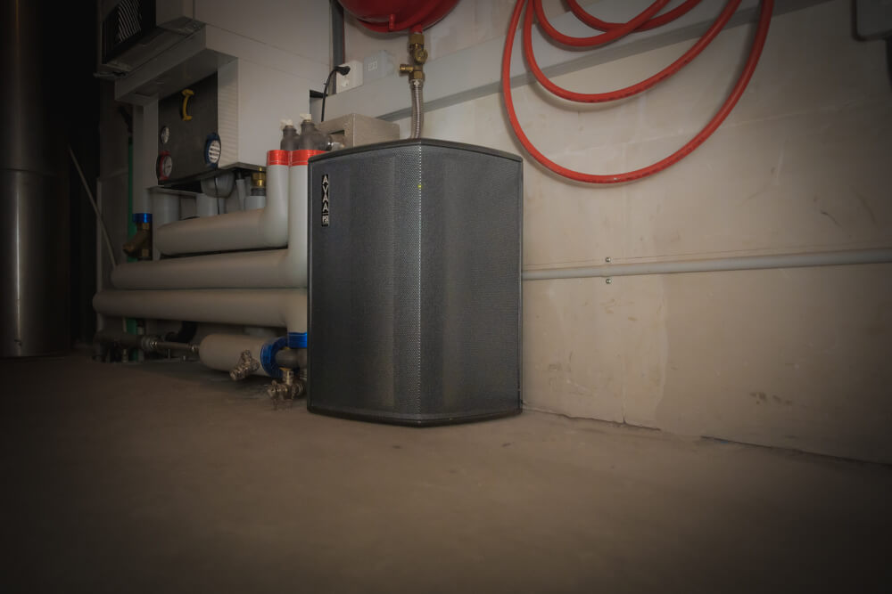 PSI Audio AVAA in a boiler room