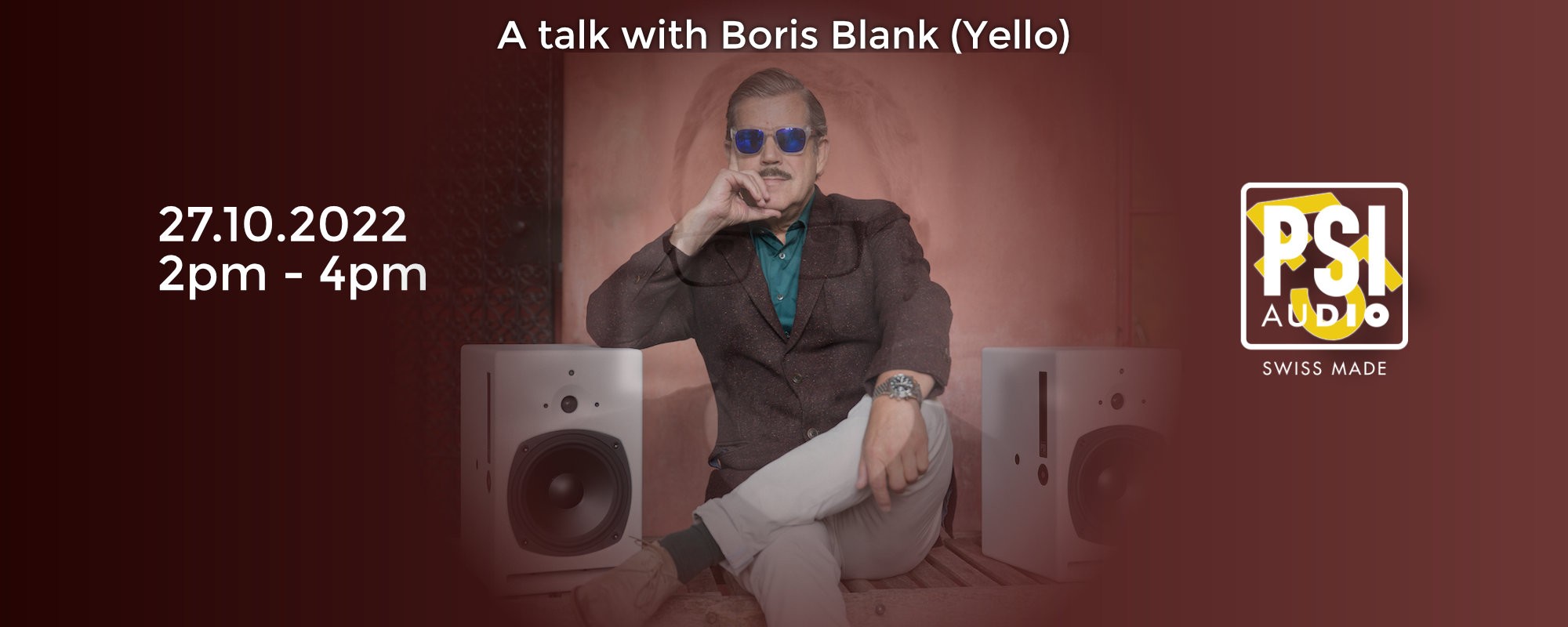 A talk with Boris Blank - PSI Audio 45th anniversary