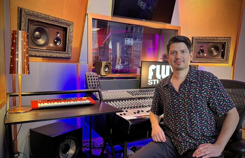 PSI Audio A25-M in Flux Studios' Dangerous Room as main monitors