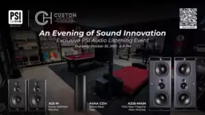 Exclusive PSI Audio Listening Event at Custom House, Nashville