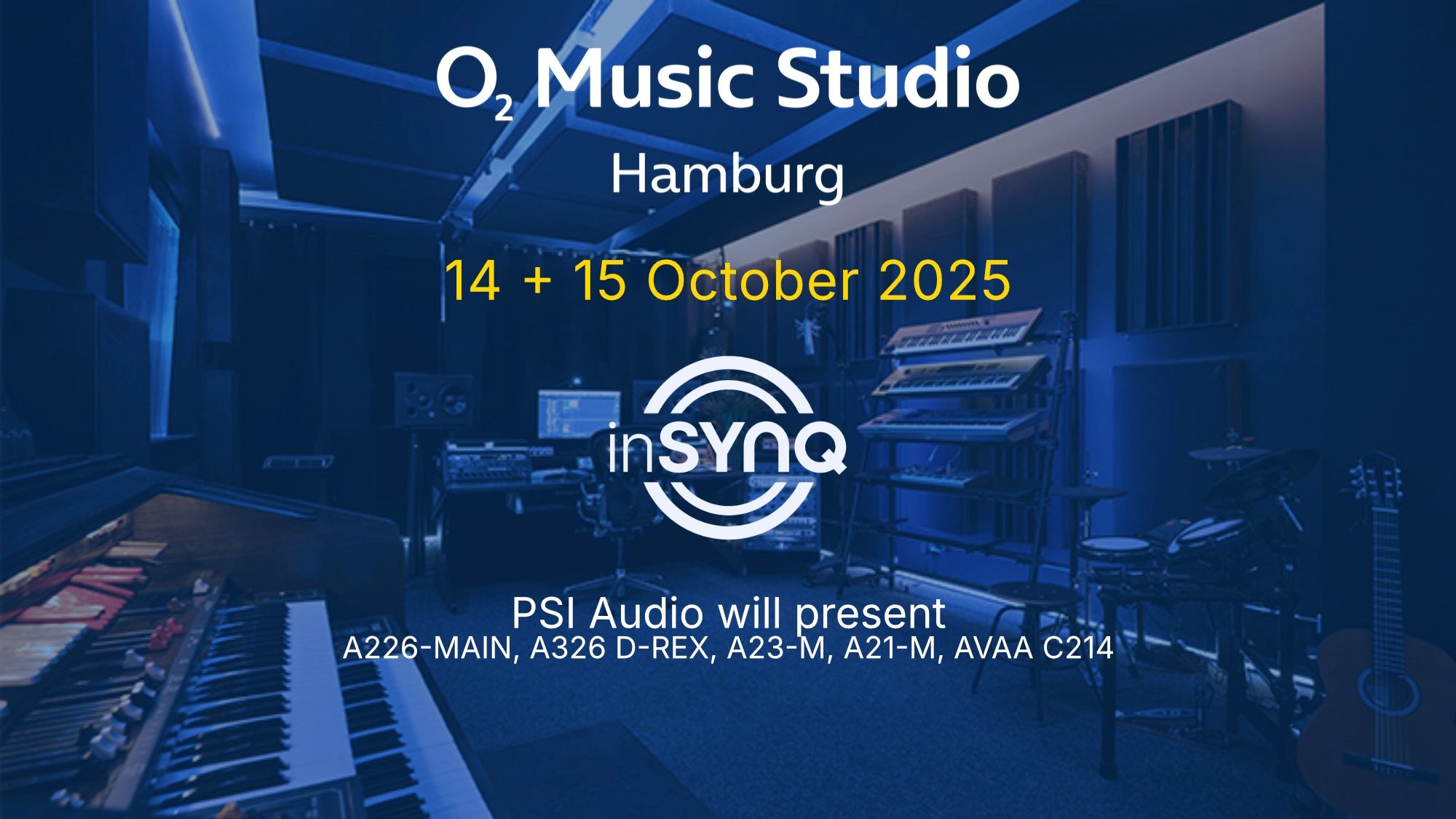 Insynq event 2025 inSYNQ at o2 Music Studio, Hambourg