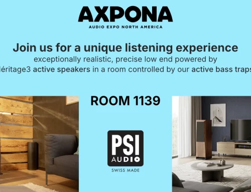 PSI Audio at AXPONA 2026 with Héritage3, A17-M, and AVAA C214