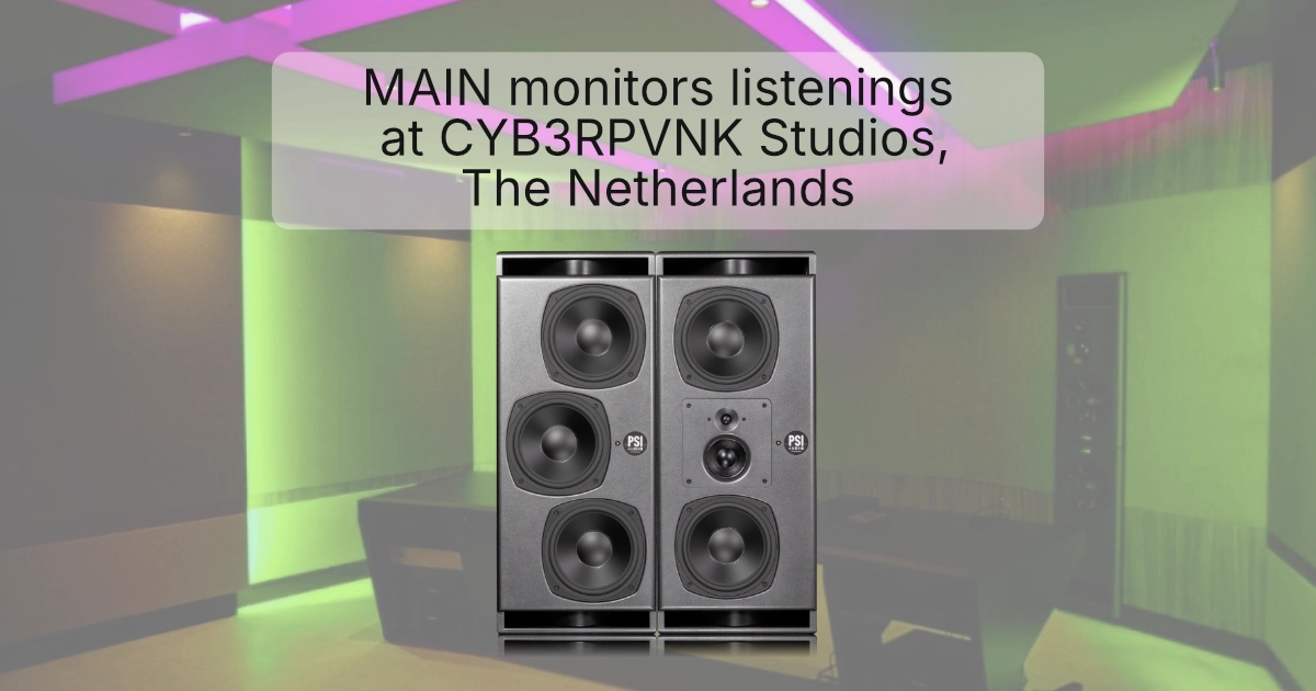 MAIN monitors listening sessions