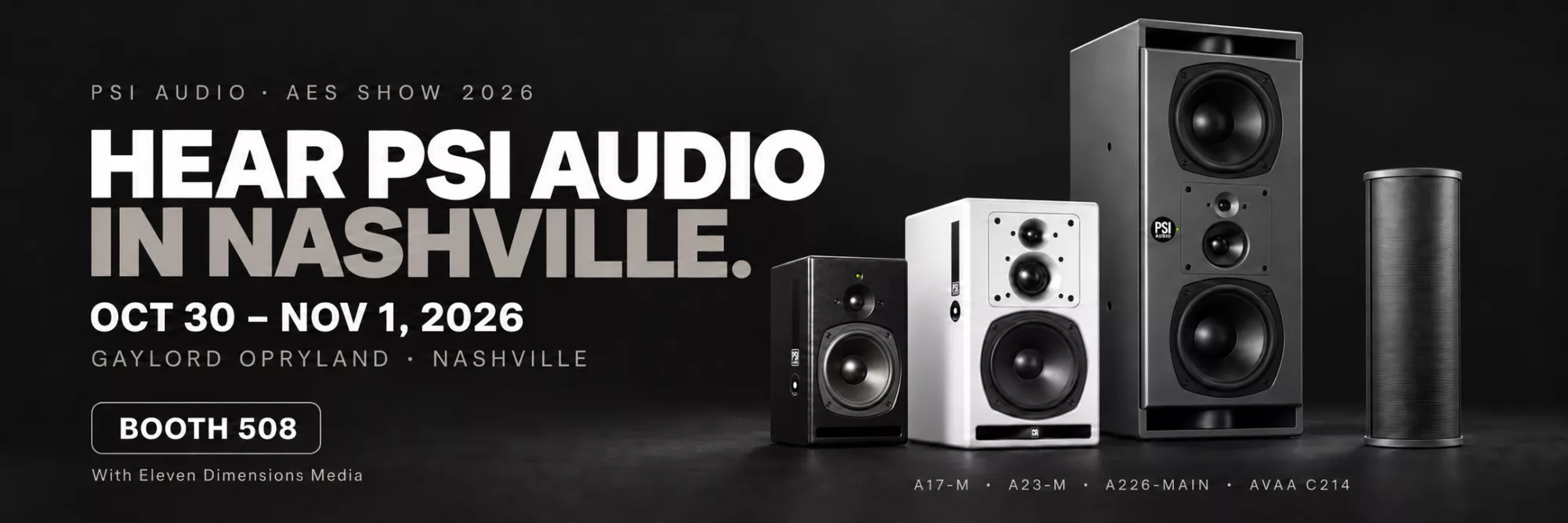 PSI Audio at AES Nashville 2026